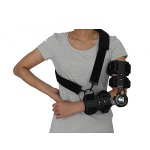 China Low profile One Size Orthopedic Elbow Brace , Hinged ROM Elbow Brace With Sling supplier