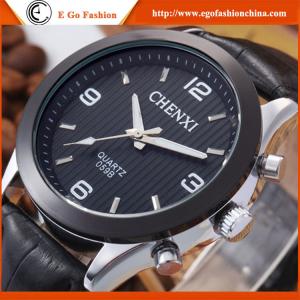 059B Genuine Leather Watch Sport Watch Quartz Analog Watches for Boy Girls Cheap Watches