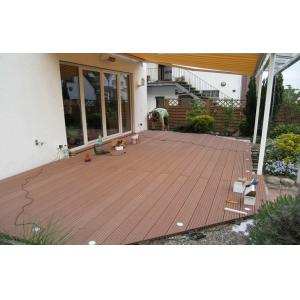 China Durable WPC Decking Flooring , Engineered WPC Decking Lumber Board supplier