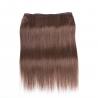 Brown Ombre Human Hair Extensions / Straight Human Hair Weave With 4X4 Closure