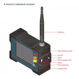 China DAM825 Industry Wireless Inclinometer Monitor With Rechargeable Battery Power Supply supplier