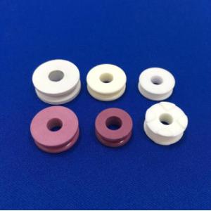 China Textiles Al2O3 Ceramics High Purity Alumina Ceramic Rings Eyelets Corrosion Resistance supplier