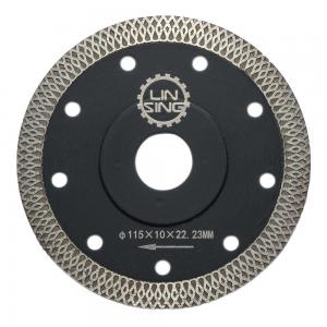 China 115mm Mesh Thin Turbo Disc Porcelain Ceramics Diamond Tools Cutting Disc Cutter Blade 20 supplier