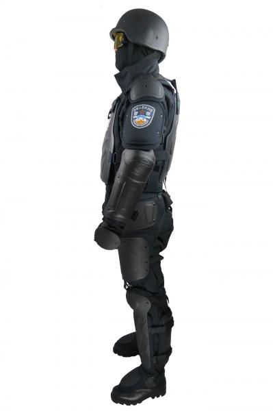 120J Impact Resist Anti Riot Suit / Police Protective Clothing With Half Finger