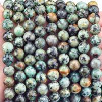 China Handmade DIY Jewelry Making 8mm Africian Turquoise Crystal Beads Loose Gemstone Beads on sale