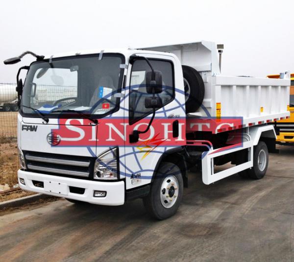5 Tons 6 Wheeler Light Duty Dump Trucks For Construction Material Transport