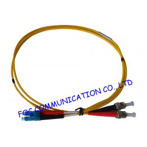 China LC - ST SM Fiber Optic Patch Cord , Single Mode fiber optic network cable supplier