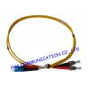LC - ST SM Fiber Optic Patch Cord , Single Mode fiber optic network cable