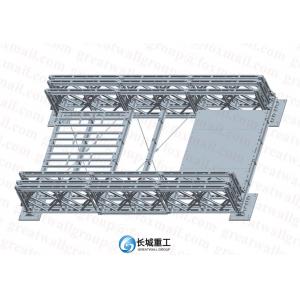 China Compact 100 Steel Bailey Bridge Steel / Timber Deck Easy Transportation supplier