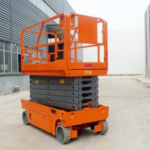 China 1200mm Boom Lift Platform Man Lift Portable Hydraulic Scissor Lift supplier