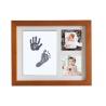 China Wooden Baby Hand and Footprint Photo Frame Sweet Memory Newborn Baby Ink Kit wholesale