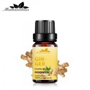 10ml Organic Ginger Essential Oil Hair Growth MSDS OEM For Hair Loss Treatment