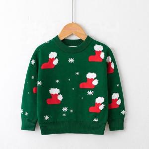 Autumn Winter New Design Knit Christmas Kids Pullover Sweater Elk Boys Sweaters