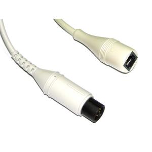 China MEK Transducer Cable 10 Feet Light Gray 6 Pins Connector  For Patient Monitor supplier