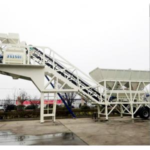 XDEM Mobile Concrete Mixing Station YHZS75 Batching Plant 86KW