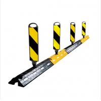 China Traffic Safety Products Retractable Road Dividers With Warning Posts Barrier Level Crossing Signs on sale