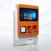 China Space Saving Wallmount Touchscreen Kiosk 11 - 21 LCD Landscape Display on sale