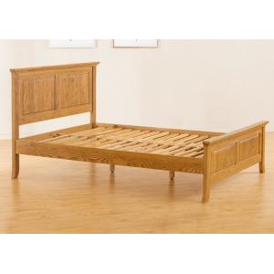 China Teenage Student Wooden Single Bed Frame , Comfortable Real Wood Bed Frame supplier