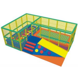 Wooden Structure Preschool Soft Play Equipment High Density Sponge