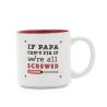 Ceramic Dad Mug Coffee Mug White Color With Creative Words 