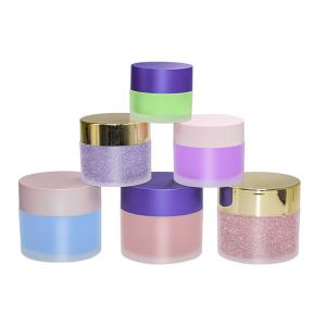 China Acrylic Dip Powder Nail Jars 15g 30g  50g   cosmetic acrylic nail powder box supplier