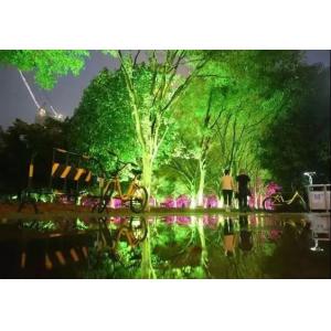 DMX512 RGBW 36W Tree LED Flood Light LED Garden Lamp For Landscape Projection