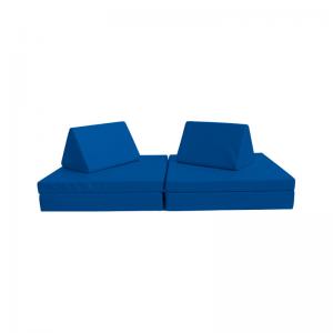 Flexible Seating Modular Micro Suede Kids Play Sofa Couch For Playroom