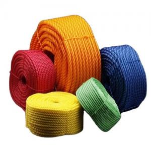 China Sale Diameter 3-60mm 4mm 6mm 10mm Twisted Strands Braided Polypropylene PP Nylon Rope supplier