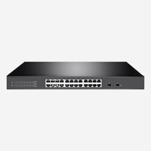 China Interruptor elegante 8K MAC Address Smart Managed Switch de la web de 24GE 2G SFP wholesale