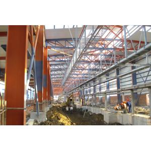 China Multifunctional Prefabricated Industrial Steel Buildings With Complete Matching Machines supplier