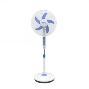 Rechargeable 16 Inch DC Powered Fans 12V Floor Standing With Usb And Led Lights