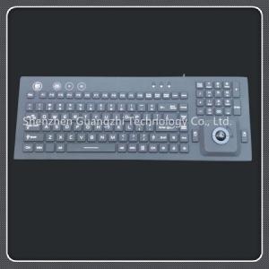 China Backlit Silicone Rubber Keypad With High Accuracy Trackball Mouse Flexible supplier