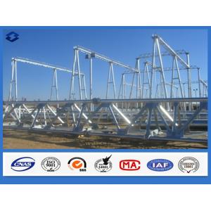 China Hot Dip Galvanized Electricity Transmission Substation Structure Steel Pole supplier