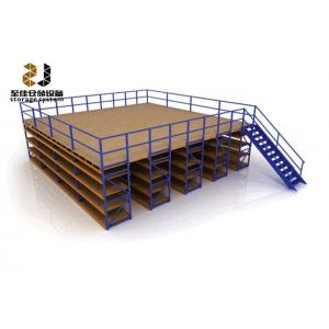 China Boltless / Rivet Shelving Mezzanine Floor Systems , Max 6000mm Upright supplier