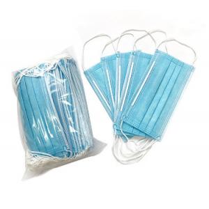 Non Woven Disposable Mouth Mask , Black Earloop Face Mask 3D Breathing Space