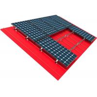 China 10kw Solar Panel Roof Mounting Systems Pitched Corrugated Trapezoidal Standing Seam PV Structure on sale