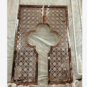 Laser Cut Decorative Perforated Wall Panel Metal Decorative Wall Art Panel