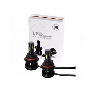 G6 LED Headlight Bulbs H7 , 4800LM 48W LED Automotive Headlamps 48W 	IP68
