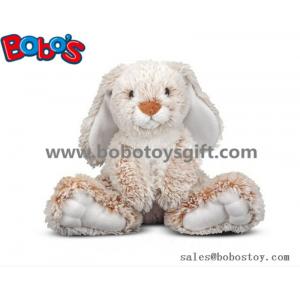 China 25cm Baby Plush Sitting Rabbit Animal Toy with Long Ears and Big Feet supplier