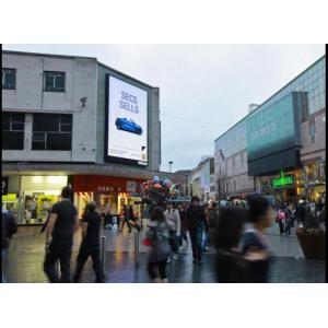 China Electronic Outdoor Led Advertising Billboard P10 1R1G1B Aluminum or Iron supplier