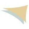 China Triangular / Rectangular Garden Sun Shade Sail 100% HDPE With UV Customized Size And Color wholesale