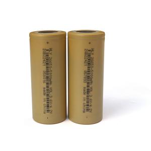 China 5000mAh Rechargeable 26650 Batteries 3.6v High Power Li Ion Battery 1500 Times supplier