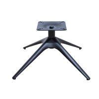 China Improve Your Posture And Health With Ergonomic Adjustable Aluminium Alloy Office Chair Metal Base In Black on sale