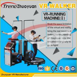 Multiplayer Video Game Virtual Reality Treadmill , Airport Motion 9D Movie Theater