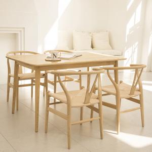 High Grade Solid Wood Dining Room Table  1m*80cm 1.2m*80cm