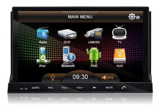 Double DIN Android 2.3 Car PC , Universal Indash 2 DIN Touch Screen Monitor Car