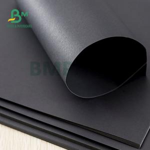 China High Density Black Solid Cardboard Paper Sheets For Photo Album 300gsm 350gsm supplier