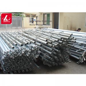 China Argon Arc Welding Steel Ring Lock Layer Truss , Concert Scaffold Truss With Roof supplier