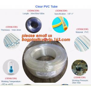 Layflat PVC Transparent Hose Clear Suction No-Kinking PVC Tubing Soft Clear PVC Tube High Pressure Spray Hose