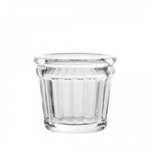 ODM Round Clear Glass Candle Holders 7.8x6.8cm for Home Decor